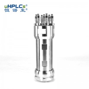 恒譜生液相色譜柱裝填裝置裝柱機(jī)勻漿罐配套一出一單接頭可定制，適用于柱管內(nèi)徑2.1#、3.0#、4.0#、4.6#、10#轉(zhuǎn)接頭