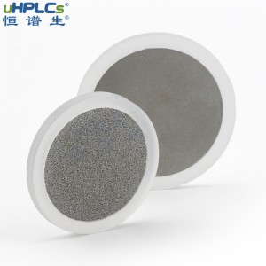 恒譜生超高壓PCTFE液相色譜耗材不銹鋼在線過濾器篩板，OD6.4*ID1.6*H1.6